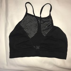 Large Victoria’s Secret High Neck Mesh Sports Bra